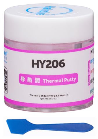 Fiorky 10g Thermal Paste Silicone Grease Compound Heatsink Paste Thermal Compound Paste for IC/Processor/CPU/GPU/Cooler