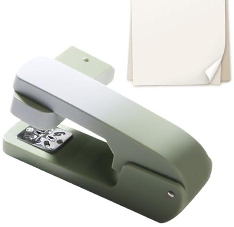 Schreibtischheftgerät | Drehbarer Tacker mit Schwenkarm | 360 Grad Bürostapler | Ergonomisches Zubehör gegen den rutschfesten Schreibtisch | Multi-Winkel-Heftmaschine