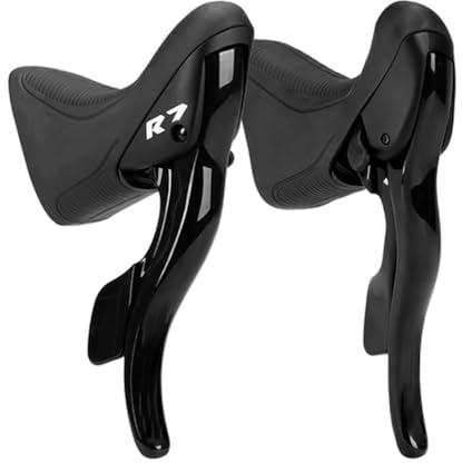 Opatiny Rennrad-Schalthebel-Set für LTWOO R2, R3, R5, R7, 7-9-Gang, Aluminiumlegierung und ABS, kompatibel mit Links- und Rechtshänder-Schaltwerken