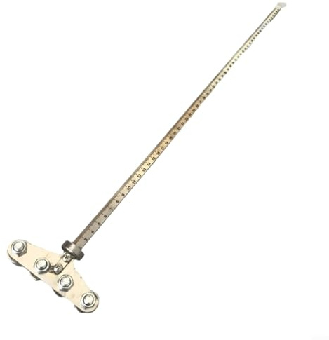 BlesConi Calibradores de posicionamiento de sierra circular, regla de riel guía ajustable para corte preciso, herramienta de medición para madera y metal (C)