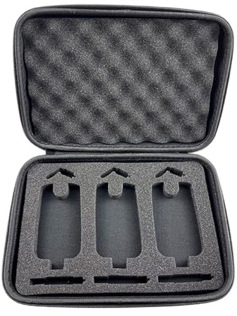 Portable Fishing Bite Alert Storage Case Waterproof Fishing Alarm Tool Box Foam Pad Swinger Storage Box Electronics Bite Alarm Carry Bag Waterproof