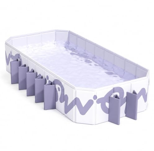 Grande Piscina Fuori Terra Pieghevole per Bambini e Adulti