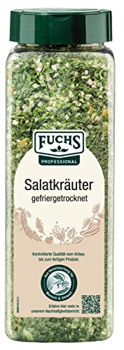 Fuchs Gewürze Salatkräuter gefriergetrocknet Profi-Line, 70 g | Mit praktischem Streuaufsatz | Für Großverbraucher und Gastronomie