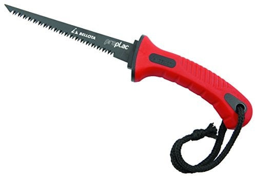 Bellota 4521 SERRUCHO TEFLON PUNTA PARA PLACA DE YESO LAMINADO, Rojo, 0
