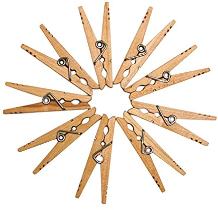Kevin's Quality Clothespins (Maple, natural) Sold in Sets of 10