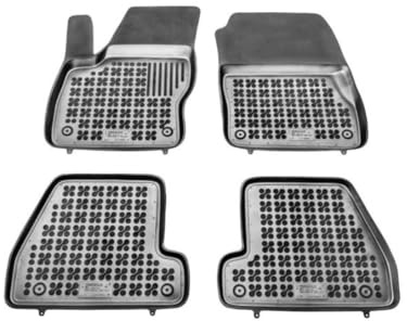 REZAW PLAST 200614 Fußmatten Set Gummimatten Vorne und Hinten Matten schwarz Kompatibel mit FORD FOCUS III Turnier FOCUS III FOCUS III Stufenheck