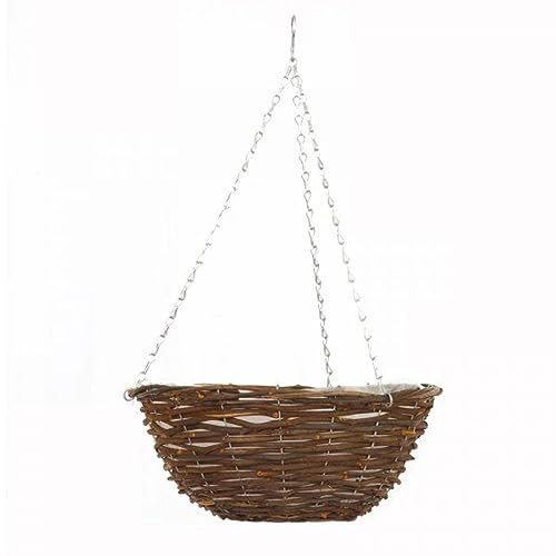 Rattan Hanging Basket 30cm (12 Inches)