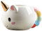 amafy Einhorn Tasse : Das ORIGINAL mit Gold Horn, Porzellan, Handgemacht, Oster Geschenk, Mädchen Geschenk, XXL Becher weiß, Unicorn Mug, hohe Qualität, langlebig, Bonsai Blumentopf, Müsli Schüssel