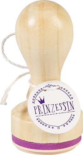 Knorr Prandell 211803039 Knorr prandell 211803039 Stempel aus Holz, rund Motivgröße ca. Ø 3,2 cm, Motiv: Prinzessin