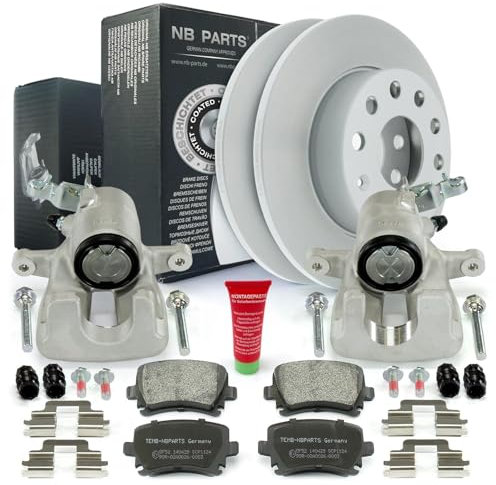 NB PARTS Bremssattel hinten links passend für Audi A3 8P TT Seat Altea Leon Skoda OctaviaVW Golf Plus 5