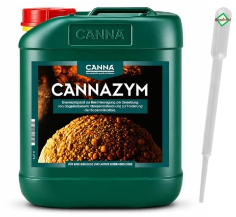 Weedness Canna Cannazym 5 Liter - Grow Anbau Indoor Dünger Substrat Reiniger Erde Flüssigdünger Organischer Bio