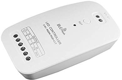 BTF-LIGHTING Bluetooth Mesh RGBW/RGB+CCT 2in1 LED-Streifen-Controller für 5PIN RGBW 4in1 5050 6PIN RGBCCT Controller App Control Timer Anruf-Erinnerung Multifunktionssteuerung DC12V/DC24V