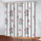 HULKAY Rosa Dumbo Thermovorhänge 2-teilig Bedruckte Polyester Gardine für Schlafzimmer, Wohnzimmer 117x138 cm x 2 Stück
