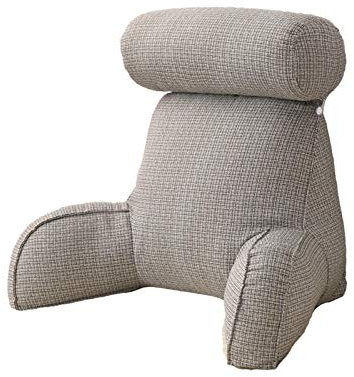 Lesekissen Buchkissen Lesehilfe Mit Nackenrolle & Armlehnen Für Bett - Komfort & Ergonomische Lesekissen Rückenkissen Für Sofa - Lesen, Entspannen Oder Komfortabel Arbeiten - Abnehmbarer Abdeckung
