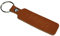 Jeep Drum Dyed USA Leather Keychain (Sepia)