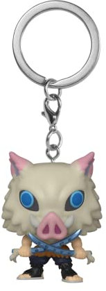 Funko Pop! Keychain: Demon Slayer - Inosuke - Neuartiger Schlüsselanhänger - Vinyl-Minifigur Zum Sammeln - Strumpffüller - Geschenkidee - Offizielle Handelswaren - Anime Fans - Minifigur
