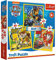 Brandsseller 3 in 1 Kinder Spiel Set 3 x Puzzle mit Motiven im Stil von Paw Patrol