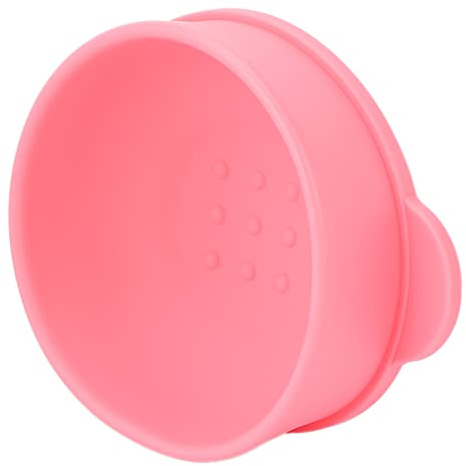 Ciotola in Silicone per Sciogliere la Cera, Scaldacera Brasiliano con Perline di Cera Dura, Vaso di Ricambio Rosa