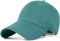 Bakicey Baseball Cap Unisex Outdoor Baseball Cap Kappe Baumwolle Baseball Mützen Erwachsenen Casual Reine Farbe Baseboard Baseballkappe Verstellbar Athletic Baseball Cap Kappe Damen Herren (Smaragd)