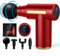 SHAVINGFUN Massage Gun, Mini Massage Gun, 6 Speeds, 4 Massage Heads, 1800mAh Battery, Type-C Charging, Super Quiet (Red)