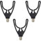 Steinn Rutenauflagen 3 Stück robust Ruten Halterung für Rutenhalter Rutenständer Rod Pods Buzzer Bars und Bank Sticks