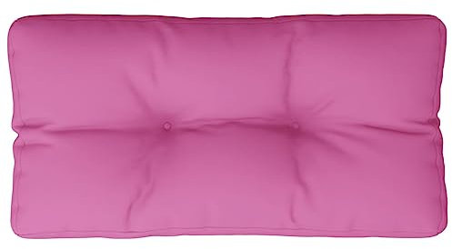 vidaXL Palettenkissen, Kissen für Gartenmöbel Hocker Sofa, Wasserabweisendes Sofakissen, Sitzkissen Palettenpolster Gartenkissen, Rosa Stoff