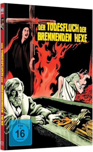 DER TODESFLUCH DER BRENNENDEN HEXE - Mediabook - COVER A - limitiert auf 333 Stück (Blu-ray+DVD)