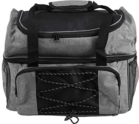 Cucioki Bowling Bag and Padded Divider for Double Ball Pair of Bowling Shoes