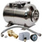 PAG Turbo GmbH® - 24L Edelstahl Druckkessel mit Druckschalterset + Panzerschlauch für Hauswasserwerk