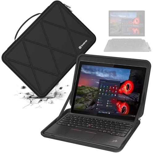 Smatree Hard Eva Custodia Protettiva Case Compatibile per 12.3 Pollici Lenovo ThinkPad X12 Rimovibile 11.6 Pollici Lenovo 500e/500w Gen 3, Lenovo 300e/300w Gen 3, Slim e Anti Shock Case Tablet Bag