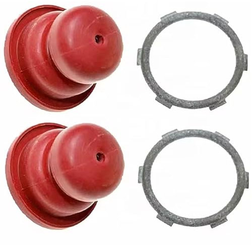 cyclingcolors 2X Pompe d'amorçage 632694 avec Trou et Anneau Compatible avec Tecumseh 632694A Ampoule d'amorçe Poire Carburateur Débroussailleuse Tondeuse Tracteur Carburant Essence