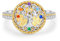 KINGWHYTE Anello con albero della vita, in argento Sterling 925, per donne, regolabile, nodo celtico, albero della vita, anelli per la famiglia, gioielli, anniversario, compleanno, Natale, per moglie,
