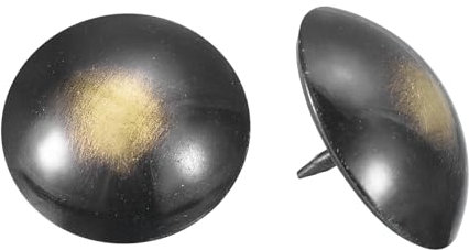 sourcing map Upholstery Tacks Nail Pins Furniture, 25Pcs 25x16mm Thumb Tack Pins Assortment Kit Carbon Steel for Home Sofa DIY Decorative Nail Heads Nails, Bronze Color