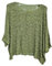 Alam Exclusive Women's Popcorn Top Crochet Oversized Knit Ladies Plain Batwing Boho Cover Up Summer Fish Net (UK, Numeric, 8, 18, Regular, Regular, Khaki)