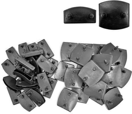 Rtauhife 54x9mm Lattenrosthalter, Endkappenhalter für Bettenlatten, Zur Befestigung Von Holzlatten Am Bettrahmen