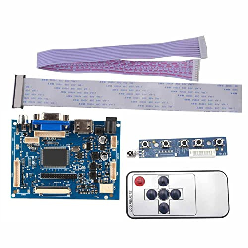 LCD Controller Board für AT070TN92 AT070TN90 AT070TN94, VGA AV Treiberplatine 800×480 Bildschirm, Geeignet für Mehrere Anwendungen
