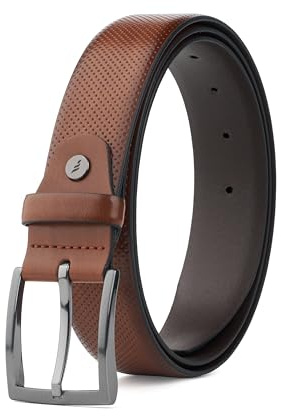 FENIX CHICAGO Gürtel Herren Leder Ledergürtel Herren mit Schnalle Verstellbarer Ledergürtel Gürtel Herren Schwarz Braun Cognac Braun Dunkelbraun Dunkelblau