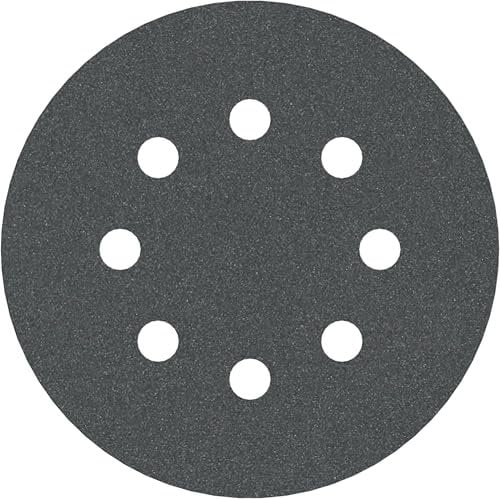 Bosch 5x PRO Plastic and Hard Stone F355 Sanding Disc (for Concrete, Hard stone, Ø mm, Grit 180, Professional Accessory Random Orbital Sander)