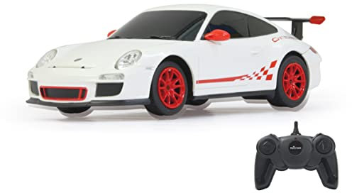 JAMARA Porsche GT3 RS 1:24 2,4GHz - offiziell lizenziert, ca zu 1 Stunde Fahrzeit bei ca. 9 Km/h, perfekt nachgebildete Details, hochwertige Verarbeitung