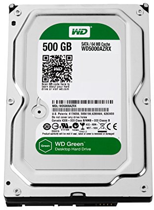 'Western Digital 500 GB Caviar Green – Festplatte (Serial ATA III, 500 GB, 8,89 cm (3.5), 0,40 W, 0,40 W, 3,6 W)