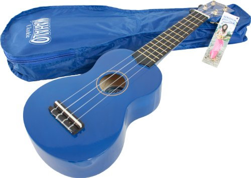 Mahalo U-30G Farbige Ukulele mit passender Tasche Soprano blau
