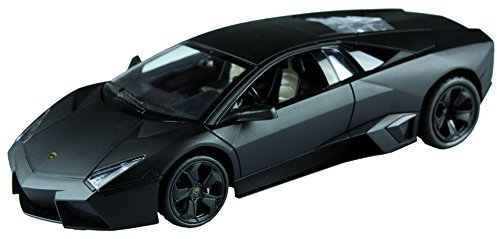 Cartronic RC Fahrzeug Lamborghini - Reventon - ferngesteuertes Auto - Spielzeug-PKW 1:18 – Anthrazit - Remote Control car für Kinder ab 8 Jahren