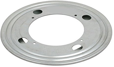 Aexit Runder Plattenspieler mit 230 mm Durchmesser Drehplatte mit drehendem Rad und silbernem Ton (d4dacbd8b3b6f1c99168b56f7073a346)