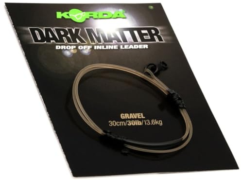 Dark Matter Leader Drop Off Inline Gravel 30lb 30cm - 1