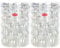 Inge Glas Christbaumkugeln | 120 Weihnachtskugeln in Kugeldose | Weihnachtsbaumkugeln aus Glas | XXL-Set (Irisierend | transparent)