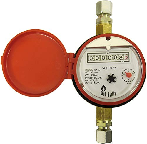 OTM32 Oil Tally - Heating Oil Meter with 10mm Compression Fittings