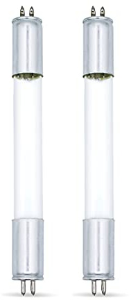 lumenivo G4T5 UVC Light Bulb Replacement 4 Watts Germicidal UV Light - G5 Miniature Bi-Pin - T5 UVC Lamp Replacement - 2 Pack
