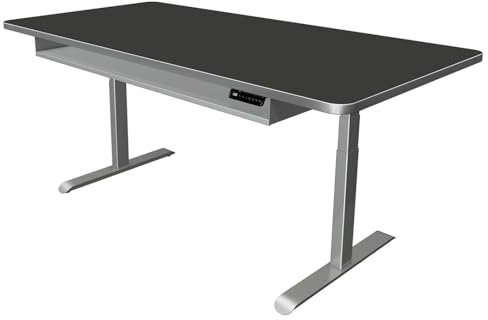 Froschkönig24 Move 4 Premium Schreibtisch, elektrisch höhenverstellbar, Anthrazit, Größe Tischplatte:200 x 100 cm