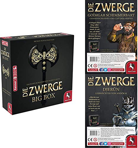 Pegasus Spiele 51933G - Die Zwerge Big Box + Goimgar + Djerun