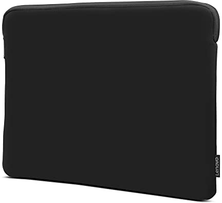 Lenovo Basic Laptop Sleeve 15.6 Inch Notebook/Tablet Compatible with MacBook Air/Pro Neoprene Material - Soft Fleece Lining - Zippered Top Opening - Black